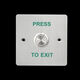 BEYZK outdoor waterproof access control switch panel self-reset 86 type door button narrow long column door opening button rainproof long strip type + bottom box z3519d2w size 90* e