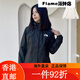 北面（The North Face）25春夏新款TheNorthFace户外女士休闲防水单层冲锋衣外套8DFA jk3宇宙黑入会更优惠 S 均码