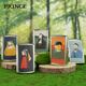 PRINCE cigarette box thick middle and thin branch prince anti-pressure portable high-end creative personalized cigarette box metal brass protective cover leather YHC12132 smoking Van Gogh leather 12 thick cigarettes