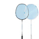 Peak Path Badminton Racket Carbon Composite Faser Beat-resistente Einzelperson Hohe Aussehen und Elastizität Anfänger Single und Double Shots Full Style Double Shot [3U Carbon 12 Bälle] 1483