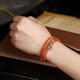Only two pairs of natural south red agate bracelets for women, light luxury niche exquisite high-end animal year beaded accessories South red agate - Yuzhu