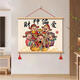 YUsen Yi Wulu God of Wealth Distribution Meter Box Couvre la décoration peinture du salon et de la salle à manger suspendue peinture de chambre à coucher mural horizontal 9756 Wulu Dieu de riche