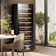 BAIKAILUN red wine cabinet, air-cooled, frost-free, electronic temperature control, single-door, constant temperature wine cabinet, first-class energy efficiency, office home wine tea cabinet, refrigerated refrigerator, thin fresh-keeping cabinet, freezer, fixed frequency, single temperature, multi-functional model, 256L thin model