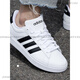 阿迪达斯 （adidas）男女鞋夏季新款透气休闲网球鞋皮面低帮板鞋情侣小白鞋女 GW9195 36