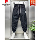 
Pierre cardin casual pants for men in summer 2025 new quick-drying thin sports pants trendy loose nine-pointed trousers work pants for men khaki drawstring casual pants L 115-130Jin [Jin equals 0.5 kg]