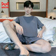 Catman Pajamas Pajamas Summer Shorts Shorts Traje 2025 Summer Fino Nuevo Estilo Niños Gran tamaño Hote Home Clothing Hde9928 L