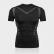ZIPJBX Deportes para hombres de manga de manga de manga de manga de manga rápida Top Camiseta alta elástica de sudor elástica Traje de fitness con traje de baloncesto 6319 CONTINACIÓN CORTA + 829 pantalones cortos negros S (referencia: 90-100Jin [Jin equivale a 0.5 kg])