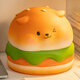 Piggy Bank Ornamente kreativer süßer Welpe 2025 Neues Modell tritt nur ein und lässt nicht erwachsene Kinder Jungen und Mädchen Einsparungen Brot Welpe - große Größe [Eier Toast]