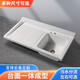 
JOMOO 2025 new balcony quartz stone washing basin drum washing machine cabinet integrated basin laundry sink with washboard 13565 left basin