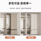 CLCEY Entrada Entrada Gabinete de puerta Gabinete de zapatería Gabinete de almacenamiento integrado Simple Modern Living Particion Partition Light Luxury High-Light High-Light Light Gresh-Light A12140*35*230cm Estructura de marco de Khaki X Asamblea