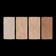 Japanische Creme -Stil Keramikfliesen 600x1200 Holzkornfliesen Imitation Massivholzbodenfliesen Wohnzimmer Schlafzimmer Blockstil Bodenfliesen 12605 Schimmeloberfläche