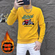Valentino Orlandi (Valentino Orlandi) Ropa cómoda nueva primavera redonda y otoño 2024 Nuevo diamante hot diamante sudadera para hombres para hombres casuales top t6218 white fleece m