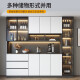 
Oppein dining side cabinet high cabinet integrated with wall modern simple living room dining room home tea and wine cabinet storage storage cabinet style 12240*40*220 SF Express installation double door