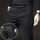 丨Lilang丨[Brand code break clearance] Men's spring new slim straight stretch casual pants men's pants men's pants summer black 688 no elastic (1 piece) 28 (waist circumference 2.1)