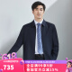 红都羊毛夹克男商务正装翻领经典藏青上班男装外套 藏青色JT6218-1 2XL (185/100A)