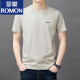 罗蒙（ROMON）男士短袖t恤夏季新款潮流棉简约圆领上衣休闲凉感体恤衫男T YS9929藏青【带标】 均码 105【90-110斤】