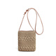 
viney woven bag women's bag new shoulder bag niche mobile phone bag birthday gift for girlfriend wife [off white] practical and fashionable small bag fashion brand high-end light luxury cotton thread bag beach bag