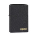 ZIPPO EDGE2025年新款打火机芝宝防风煤油火机黑裂漆236男士生日个性定制礼 单机经典标志TC9901LQ