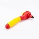Shida Tool 11902 Ratchet Ratchet Ratchet Mango suave Big Flying Zhongfei Xiaofei Llave de manga de manga Múltiples especificaciones múltiples Opcionales Serie de 6.3 mm VDE Aislamiento Ratchet Llave 11981