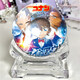 Qiyoubao Japonais After-Image One-Entoule entourant Conan Plain Laser Bar Badge 2D Cadeau Exquis Ornements de bureau ZQ1396 Badge de 58 mm (laser plein d'étoiles)
