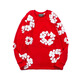 Jingpufei European and American printed sweatshirt Y2K hip-hop street men and women loose pullover 3294 pink XL