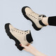 Wandsens vielseitige Martin-Stiefel für Frauen 2025 Frühlings- und Sommer Neue britische Stiefel Kurzstiefel komfortable und modische Dick-Soled-Reiseschuhe JST 1591 Mika Single Li/Heel Height 4 cm 35