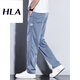 
LA Hailan Home same casual pants for men 2025 new fashion brand straight loose men's pants Tennis wide-leg men's trousers 1048 black + 1048 light blue XL size 31-32