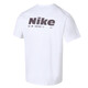 Nike (Nike) Kurzärärtes T-Shirt 2025 Sommer Neue Hyverse-Dri-Fit-Herren-Kurztrocknungen mit halbärmeligem runden Hals-Top Weiß/Burgund/Silber HV4882-100 Schnell trocknend 2xl