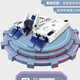 Детские игрушки Hebaobots против интеллектуального дистанционного управления двойным игроком боевого робота Mecha Toys Совершенно новый большой зал + кузнец.