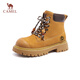 Camel (CAMEL) Dilireba's same style Shanyue Martin boots autumn and winter new high-top outdoor work boots rhubarb boots for women L25W076018 women's khaki 37