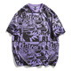 Summer new blockbuster comic printed short-sleeved T-shirt-HT1585 Hong Kong style white M