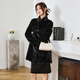 
Winter Home Brand Fur 2025 New Imported Mink Coat Women's Full Mink Mid-Long Stand Collar Mink Fur Jacket Black 2XL 140Jin[Jin equals 0.5 kg]-160Jin[Jin equals 0.5 kg]