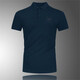 ARMANIBR Armani Summer Men's Business and Casual Short Sleeve POLO Shirt Mulberry Silk Flip AM756 Black Lapel M Reference Weight 90-120Jin [Jin equals 0.5 kg]