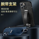 穆夏拉适用苹果16Pro手机壳创意皮质腕带支架iPhone15保护套硅胶软新款1 【暗夜绿】 iPhone 16 Pro(A3294)