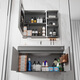 Gujia Home Smart Badezimmerschrank Keramik integriertes Badezimmer Waschbecken Beckenschrank Kombination Wasch Tabelle 6201