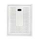 Znmw blanc invisible petit lavabo tasse de tasse de gaspilleur à sous-slot caché îlot île comptoir en acier inoxydable bassin 4839 Couvercle d'amortissement blanc Pompe de levage