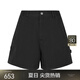 JNBY [Same Model in Shopping Mall] 25 Summer New Shorts Women's Loose Wide Legs 5P5E12190 001/Black L