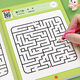 Kinder-Labyrinth-Konzentrationstraining Buch Puzzle Spielzeug Kinder-Intelligenz Level-spatenstes Spiel hohe Schwierigkeitsgrad Denkentwicklung [Übungsorientierte Lernfähigkeit] Unterhaltung Aufklärung #[Zwischenstufe 丨 1 Band 64 Seiten]