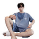 Pajamas men's summer pure cotton short sleeve thin large size youth cotton men's home clothing suit summer a679 cotton L recommended 110-130Jin [Jin equals 0.5 kg]