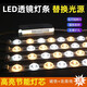 Techo LED mecha Luz LED Stripe Mahjong Reemplazo de tira larga Mecha de tres colores Lámpara de estar Cambio de lámpara cuadrada Techo de 30W/Bar (luz blanca 15w + luz caliente 15W) Longitud 695 mm