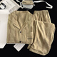 Pyjamas de coton en coton sensual Men de printemps cardigan à manches longues à manches longues à manches longues pour adolescents à manches longues K12401 Double longueur l suggèrent 100-130