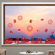 
Leibai 2025 Snake New Year Decoration Wall Sticker Electrostatic Showcase Door Sticker Spring Festival Fuzi Decoration Sticker Window Garments Upgrade Extra Thick XL6627C New Year Red Pink-New Year 45x60cm