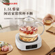 KONKA health kettle all-glass tea kettle office flower tea kettle boiling water insulation stewing kettle integrated small hot water kettle fully automatic tea boiler increased power 1000W | all-glass kettle | can be kept warm 1.5L