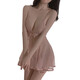 
Sexy pajamas lace suspender and sexy hot maid uniform pure sleepy skirt emotional fun underwear Pink lace skirt confidential shipping average code 80-125 Jin [Jin equals 0.5 kg] confidential shipping