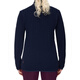MammuT solid color stand collar zipper closure straight long sleeve jacket jacket for women blue blue S