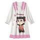 Kinderpyjamas Frühlings- und Herbststil Modal Big Boy Girl Girl Girl Girls Nachthemd Langarm Nezha 2025 Neue Heimkleidung 2 m-ST-12189 100 8 Größen (100-110) cm