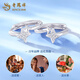 Lao Fengxiang star earrings PT950 platinum earrings for women, light luxury, anniversary birthday gift for girlfriend and wife PT950 platinum star earrings, about 2.1g