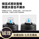 EVR Cycling Water Bottle Large Capacity Portable Squeeze Water Discharge Bicycle Road Cycling Water Cup 902 Gradient Black (620ML)