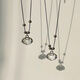 Laomiao 925 Sterling Silber Hilfspflichtiger Wolkenschloss Halskette für Frauen 2024 New Cat Eye Stone Ruyi Pen