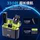 ZCJB wireless lavalier microphone anchor sound card live eating broadcast recording outdoor professional noise reduction short video little bee radio microphone karaoke wireless microphone mobile phone computer camera Xingyao black one-to-one universal for Apple and Android computers